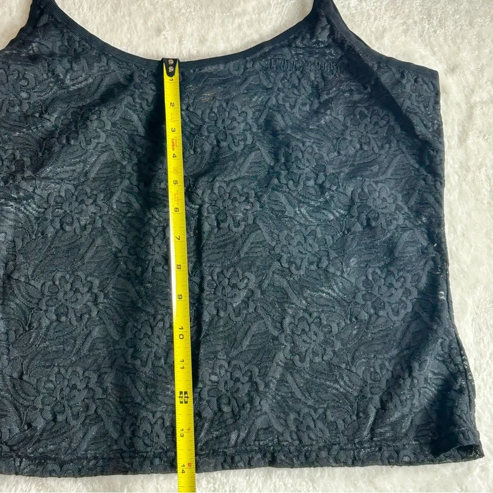Harley-Davidson Women’s Black Lace Spaghetti Strap Floral Camisole Size Large - Picture 6 of 8